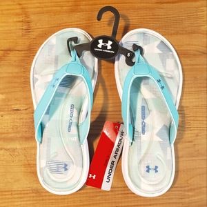 NWT Under Armour Marbella Alpha Sandals Girls' Size 5Y